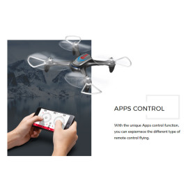 Dron SYMA X15W - WiFi, Kamera HD, Barometr, FPV (Biały)
