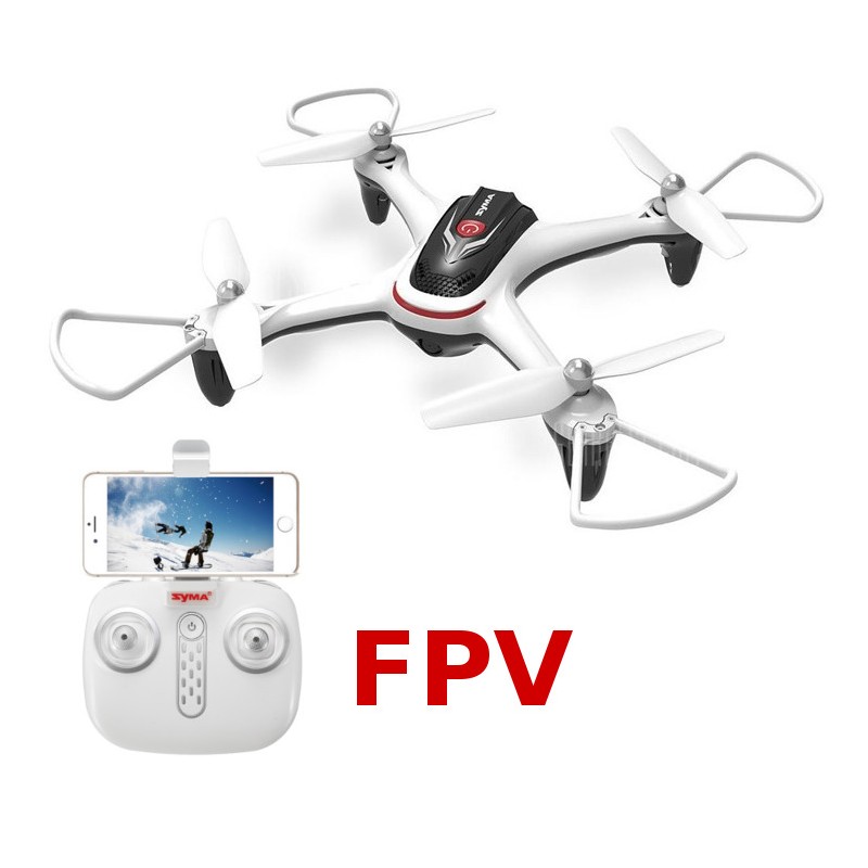 Dron SYMA X15W - WiFi, Kamera HD, Barometr, FPV (Biały)