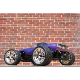 HPI RACING Koła PHALTLINE TYRE + TREMOR WHEEL CHROME 1/8 2szt.