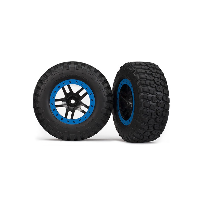 TRAXXAS Koła 2szt. Tires BFGoodrich Mud Terrain + SCT Split Spoke Wheels SC 1/10
