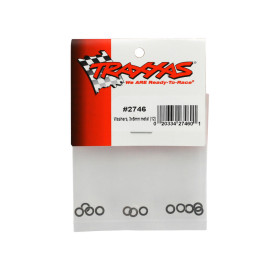 TRAXXAS Washers, 3x6mm metal (12)