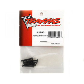 TRAXXAS Head Machine Screws 6 Button - 3x20mm Hex Drive