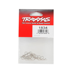 TRAXXAS Spinki do mocowania karoserii 12szt. 1/10 (Srebrne)