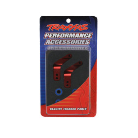 TRAXXAS Zwrotnice aluminiowe / Stub Axle Carrier Red Aluminum (2)