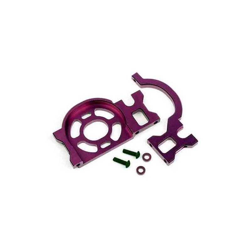 HPI RACING BRUSHLESS MOTOR MOUNT SET (CYCLONE/PURPLE)