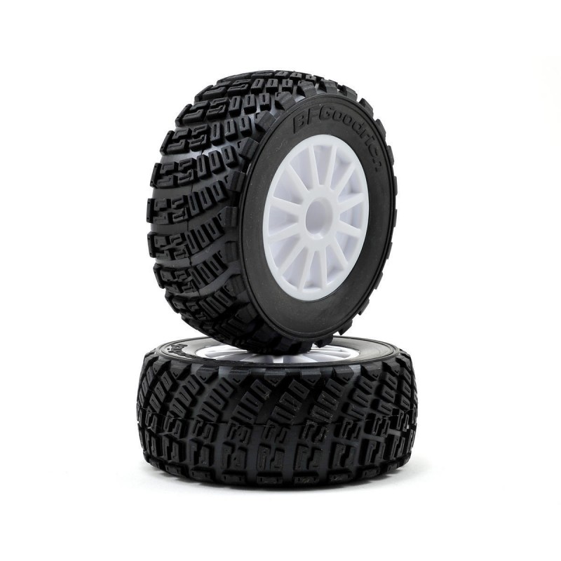 TRAXXAS White wheels, BFGoodrich® Rally 2szt.