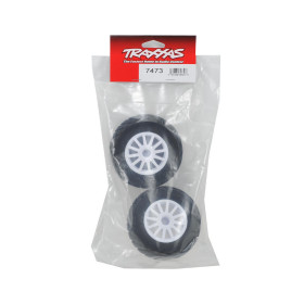 TRAXXAS White wheels, BFGoodrich® Rally 2szt.