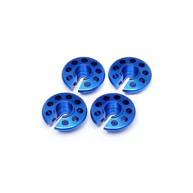 HPI RACING ALUMINIUM SPRING MOUNT (BLUE/4PCS)
