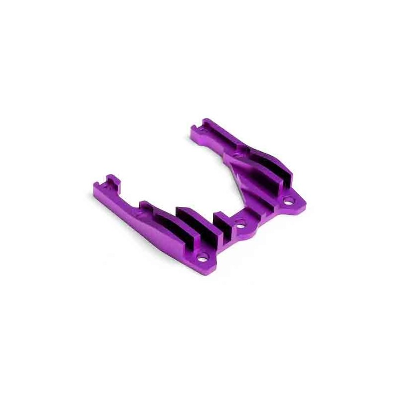 HPI RACING HEATSINK MIDDLE CHASSIS (PURPLE)