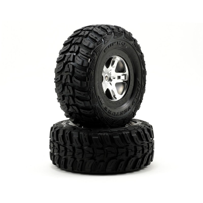 TRAXXAS Kumho Short Course Tires and Wheels, Slash and Slash 4WD