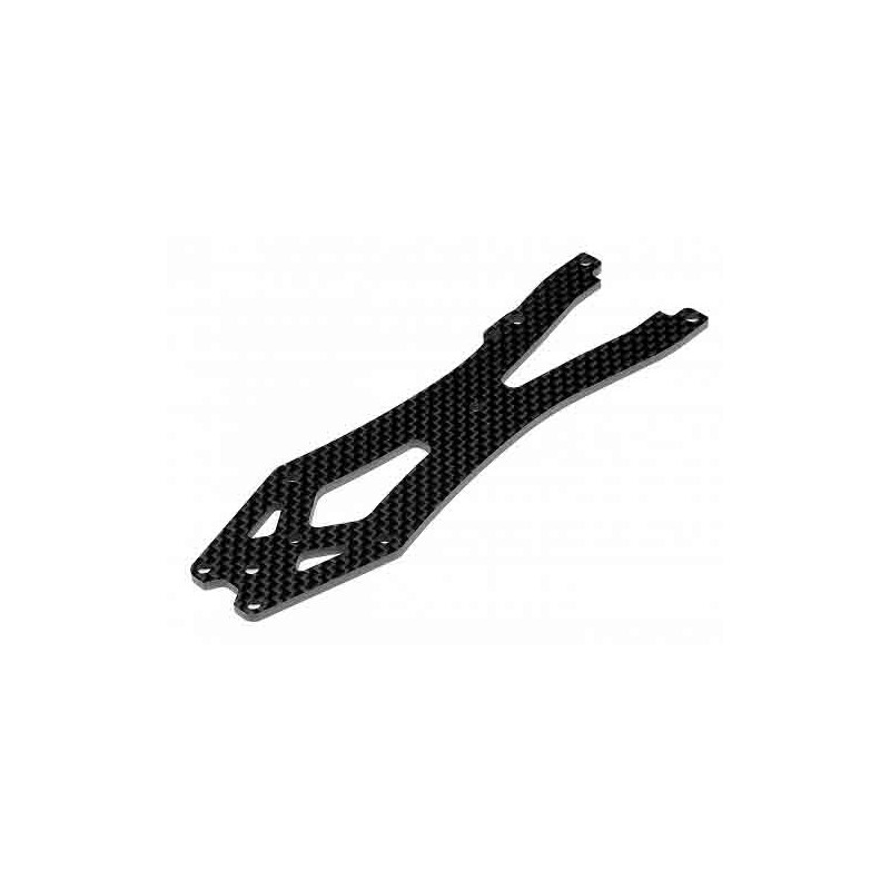 HPI RACING FRONT UPPER DECK (WOVEN GRAPHITE)