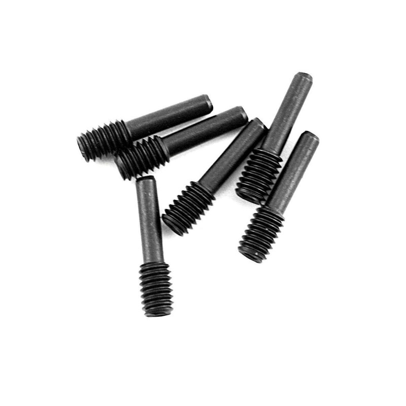 TRAXXAS Komplet trzpieni z gwintem, 4x15mm (6szt.)