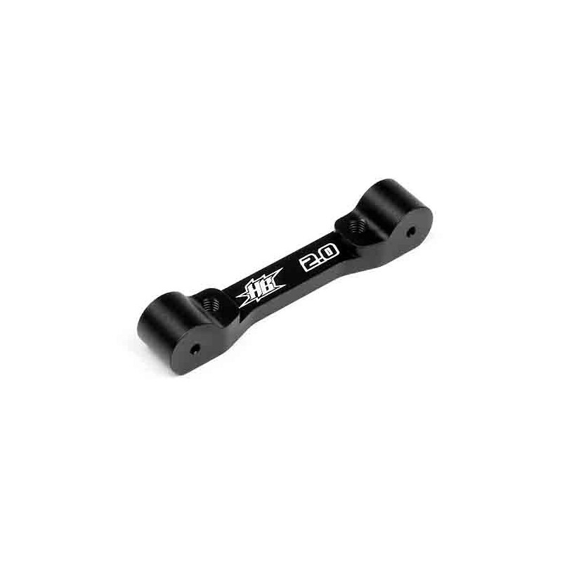 HPI RACING REAR SUSPENSION BLOCK (2 Degrees/Aluminum/Black)