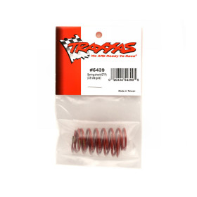 TRAXXAS Spring, shock (red) (GTR) (3.8 rate gold) (1 pair)