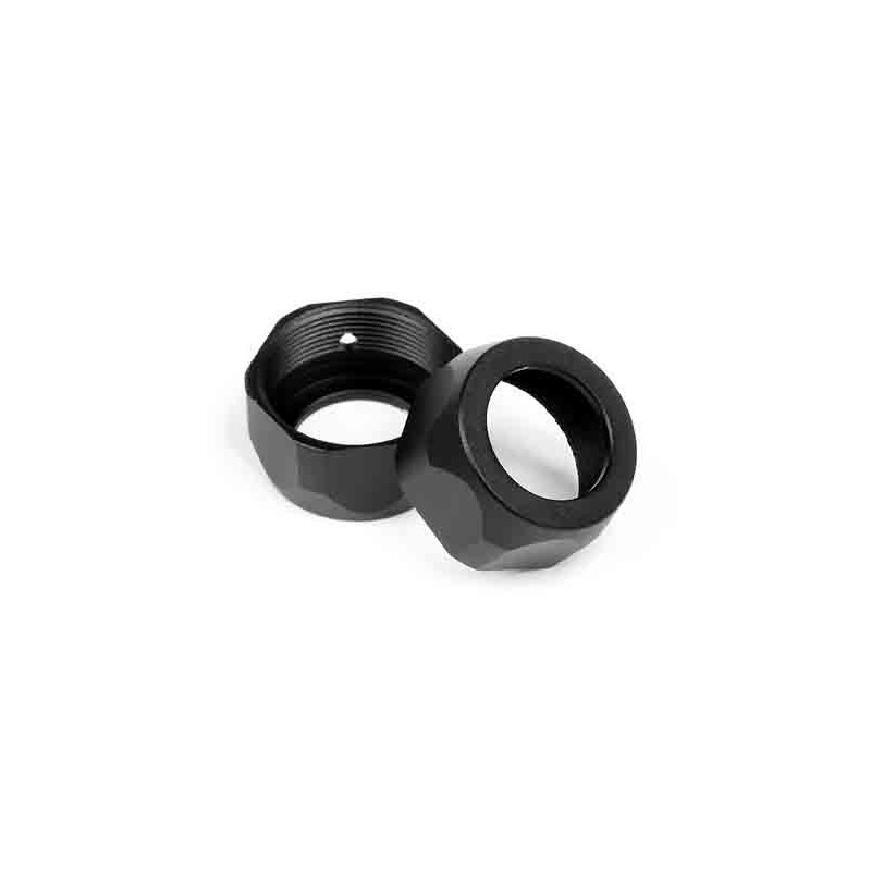 HPI RACING SHOCK CAP 15x7.5mm (Black/2pcs)