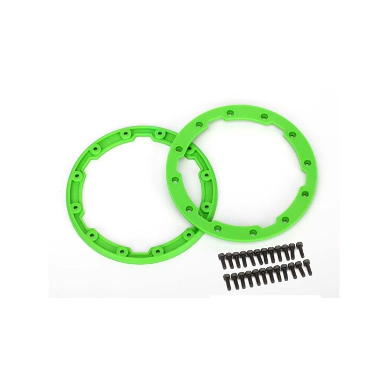TRAXXAS Ochraniacze felg / Sidewall protectors, green