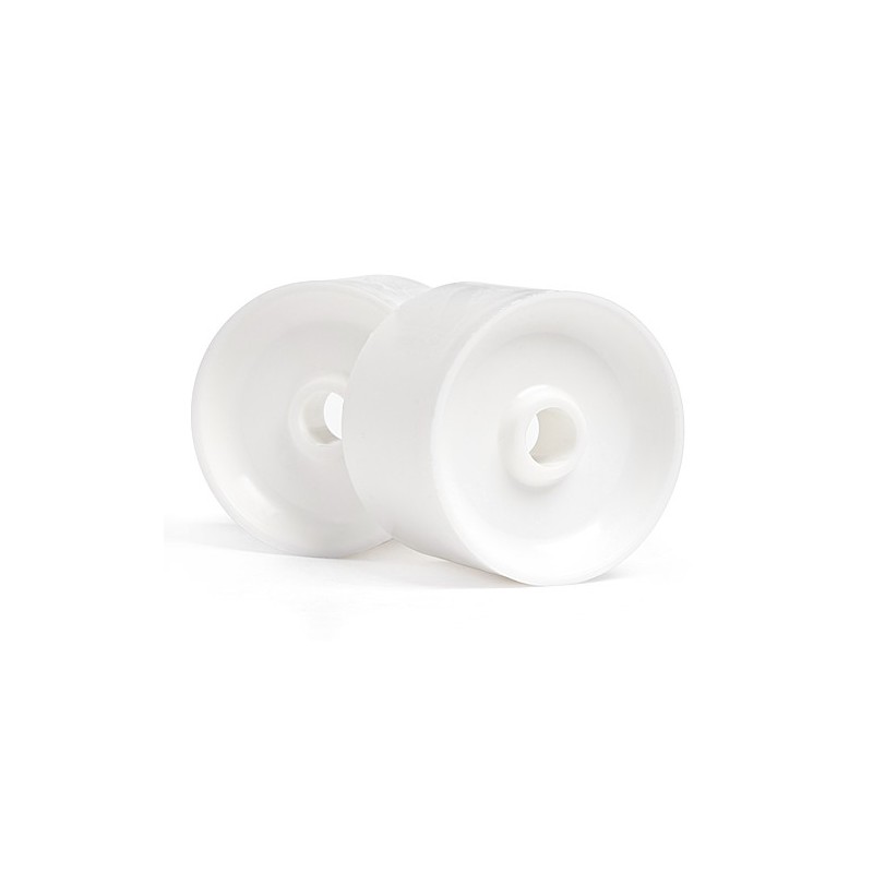 HPI RACING FRONT WHEEL (DISH TYPE/WHITE/6pcs)