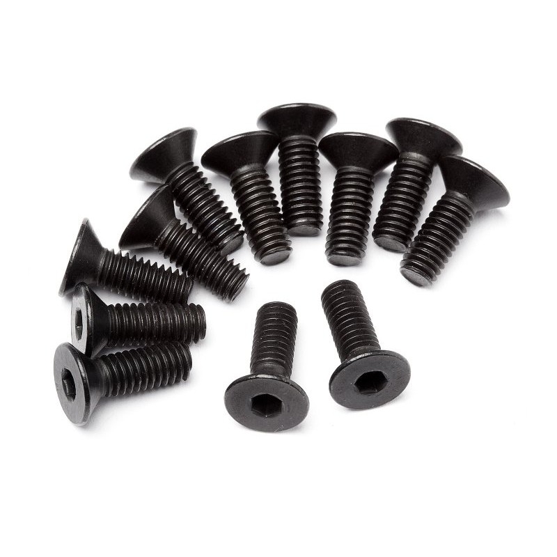 MAVERICK Flat Head Screw M4x12mm 12 Pcs