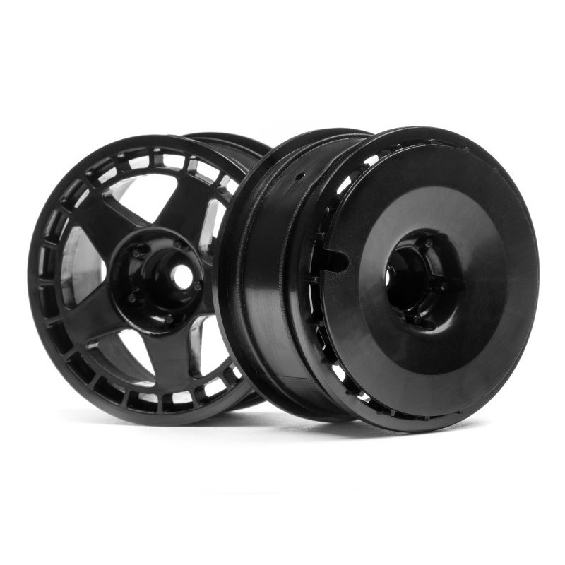 HPI RACING Felgi 2szt. 1/10 FIFTEEN52 TURBOMAC WHEEL BLACK (26MM)
