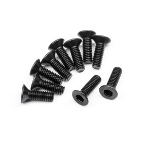 HPI RACING Śruby M2.5X8MM FLAT HEAD SCREW (HEX SOCKET/10PCS)