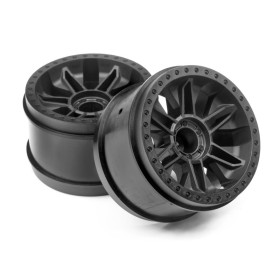 HPI RACING Felgi 2szt. 1/10 6-SHOT ST WHEEL (BLACK)