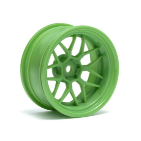HPI RACING Felgi 2szt. 1/10 TECH 7 WHEEL GREEN 52X26X +9MM OFFSET