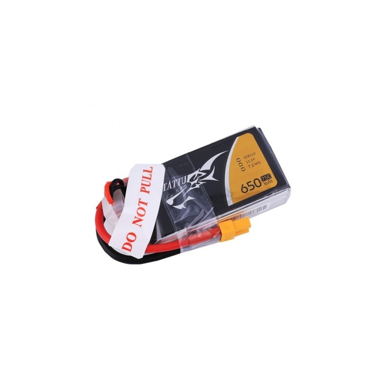 GENS ACE Akumulator LiPo TATTU 11,1V 650mAh 75C 3S1P XT30
