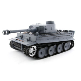 HENG LONG Czołg German Tiger I Grey 1/16 2.4GHz (działko ASG/dźwięk/dym)