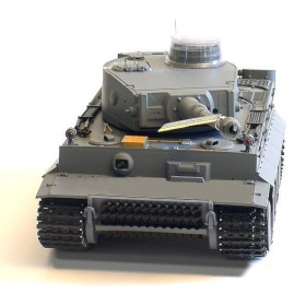 HENG LONG Czołg German Tiger I Grey 1/16 2.4GHz (działko ASG/dźwięk/dym)