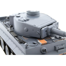 HENG LONG Czołg German Tiger I Grey 1/16 2.4GHz (działko ASG/dźwięk/dym)