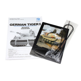 HENG LONG Czołg German Tiger I Grey 1/16 2.4GHz (działko ASG/dźwięk/dym)