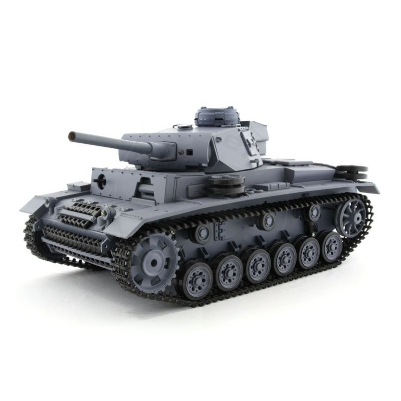 HENG LONG Czołg German Panzer III 1/16 (działko ASG/dźwięk/dym)