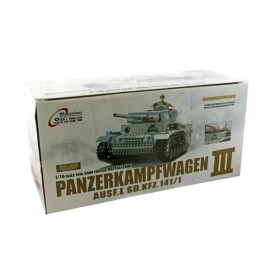 HENG LONG Czołg German Panzer III 1/16 (działko ASG/dźwięk/dym)