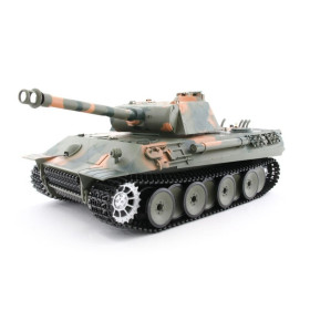 HENG LONG Czołg German Panther "Camo" 1/16 2.4GHz (działko ASG/dźwięk/dym)