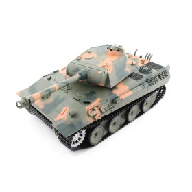 HENG LONG Czołg German Panther "Camo" 1/16 2.4GHz (działko ASG/dźwięk/dym)