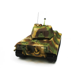 HENG LONG Czołg German King Tiger V.HENCHEL 2.4GHz 1/16 (działko ASG/dźwięk/dym)