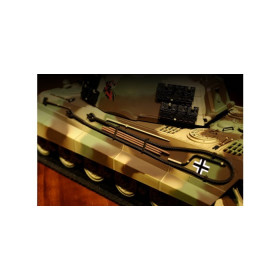 HENG LONG Czołg German King Tiger V.HENCHEL 2.4GHz 1/16 (działko ASG/dźwięk/dym)