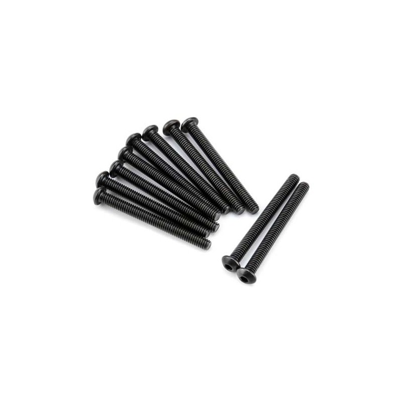 HPI RACING Śruby M2.5X25mm BUTTON HEAD SCREW (HEX SOCKET/10PCS)