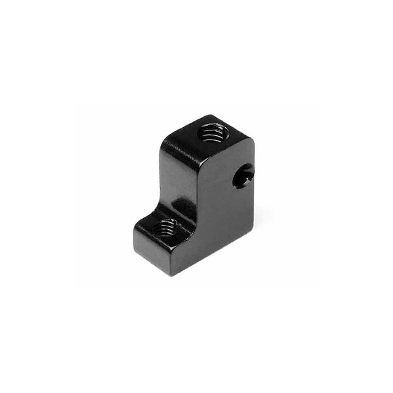 HPI RACING CNC EXHAUST PIPE MOUNT (BLACK)