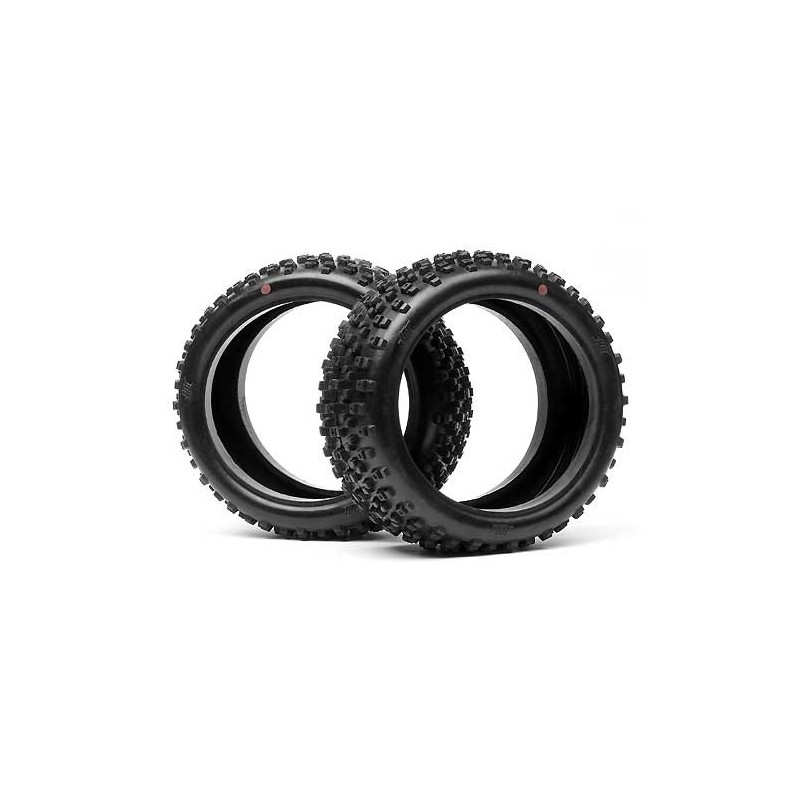 HPI RACING HB PROTO TIRE (Red/ 1/8 Buggy)