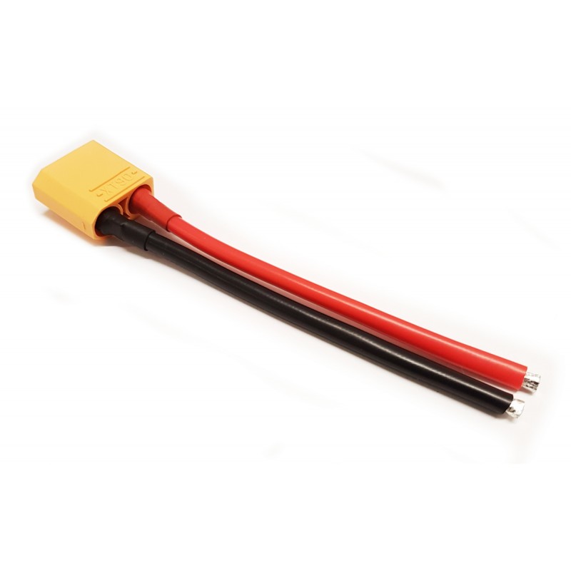 AMASS Gniazdo XT90 z przewodami 12AWG 10cm