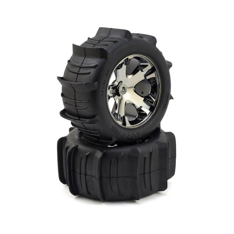 TRAXXAS Koła łopatowe 2szt. / Paddle Tires 2.8" & All-Star Wheels