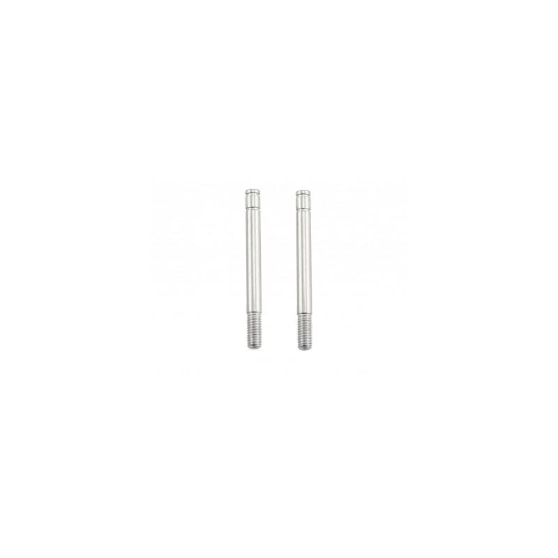 TRAXXAS Trzpienie amortyzatorów / Shock shafts, steel, chrome finish (32mm)