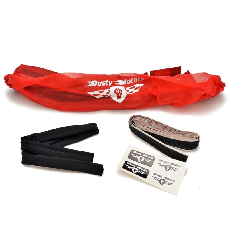 DUSTY MOTORS Cover / ochraniacz do TRAXXAS Slash 4x4 LCG / Rally 1/10 (czerwony)