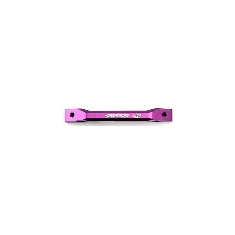 HPI RACING PIVOT BLOCK REAR FRONT (+0.5 DEG PURPLE)