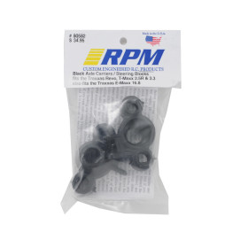 RPM Zwrotnice z łożyskami (czarne) / Axle Carriers & Oversized Bearings (Black) - Traxxas Revo E-Revo Slayer T-Maxx E-Maxx  5334