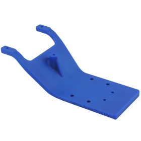 RPM Tylna płyta ochronna podwozia (niebieska) / Rear Skid Plate (Blue) - Traxxas Slash 2WD 5837