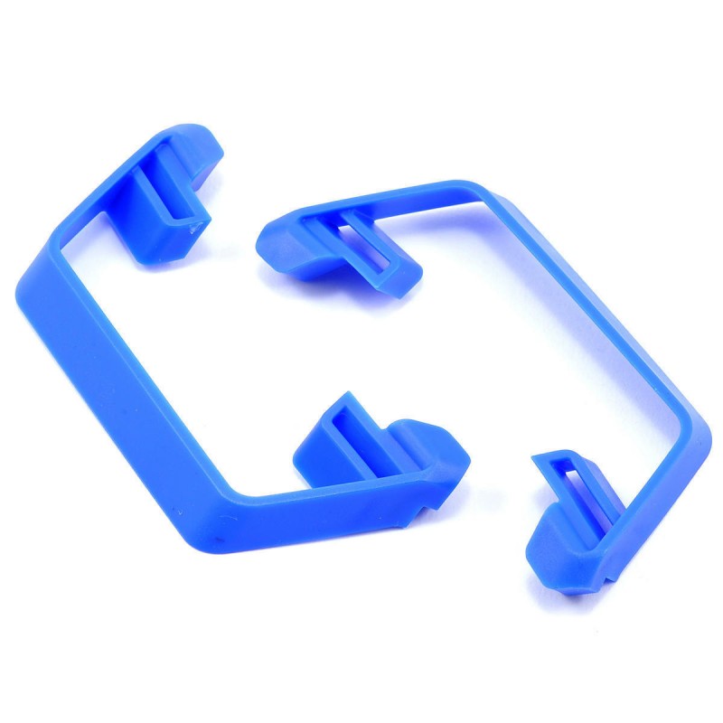TRAXXAS Boczne elementy podwozia /  Nerf bars, low CG (blue)