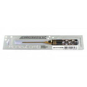 ARROWMAX Śrubokręt imbusowy Black Golden stalowy 2,5x100mm (AM-410126-BG)