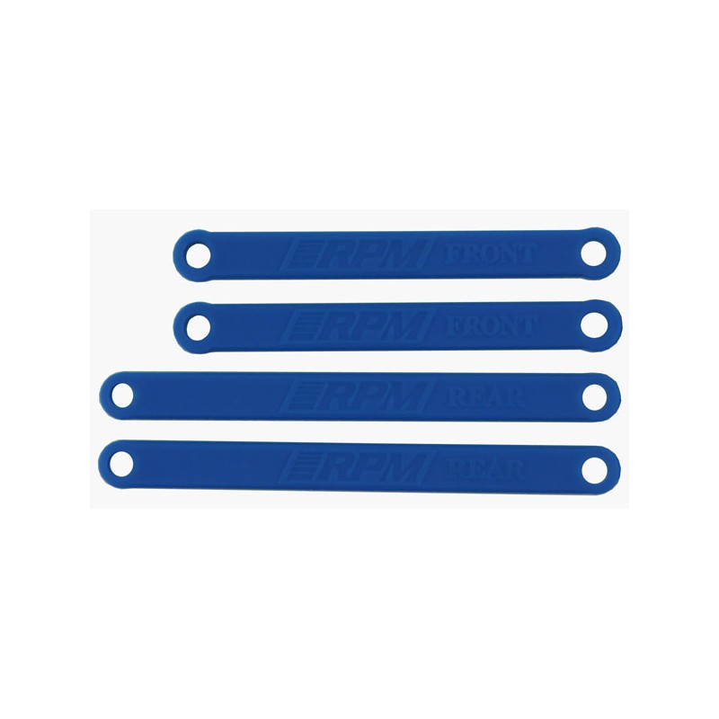 RPM Wahacze 4szt. (niebieskie) / Heavy Duty Camber Links (Blue) - Traxxas Rustler Stampede 3641 3641A